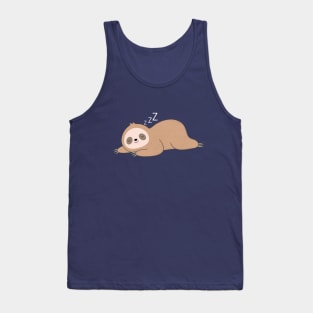 Kawaii Cute Lazy Sloth T-Shirt Tank Top